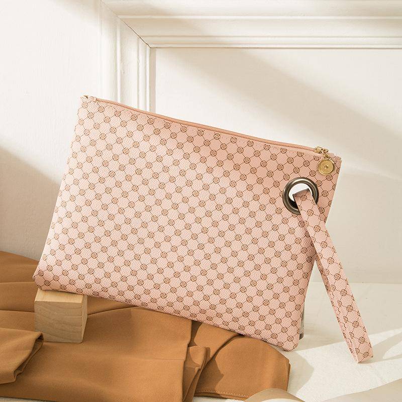 Yogodlns Damen-Armbandtasche aus PU-Leder, Einkaufstasche, Einkaufstasche, Reisen, tragbare Handy-Geldbörse, Clutch-Geldbörse, Damen-Handtaschen mit Muster 29x2x21cm rosa Yogodlns Damen-Armbandtasche aus PU-Leder, Einkaufstasche, Einkaufstasche, Reisen, tragbare Handy-Geldbörse, Clutch-Geldbörse, Damen-Handtaschen mit Muster 29x2x21cm rosa von Joom DACH