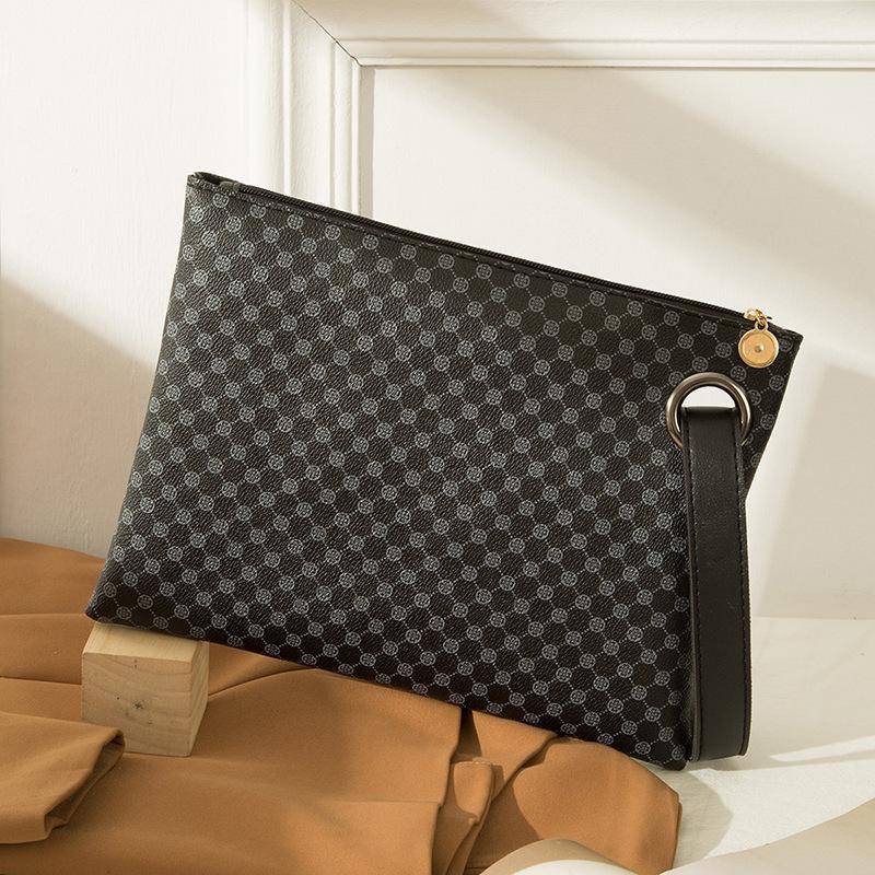 Yogodlns Damen-Armbandtasche aus PU-Leder, Einkaufstasche, Einkaufstasche, Reisen, tragbare Handy-Geldbörse, Clutch-Geldbörse, Damen-Handtaschen mit Muster 29x2x21cm schwarz Yogodlns Damen-Armbandtasche aus PU-Leder, Einkaufstasche, Einkaufstasche, Reisen, tragbare Handy-Geldbörse, Clutch-Geldbörse, Damen-Handtaschen mit Muster 29x2x21cm schwarz von Joom DACH