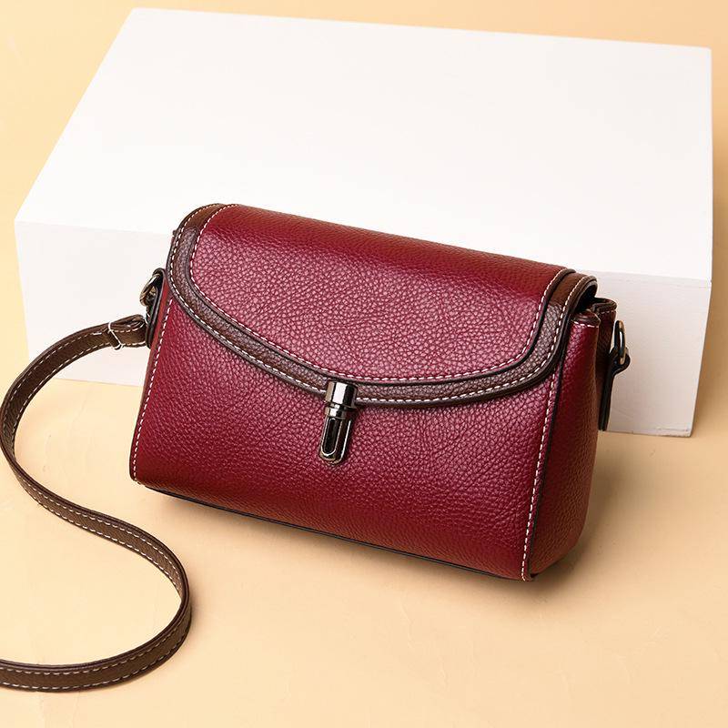 Yogodlns Luxus Mode Umhängetaschen für Frauen Quadratische Umhängetasche PU Leder Handtaschen Lady Lock Schulter Tasche 18x7x12cm von Joom DACH