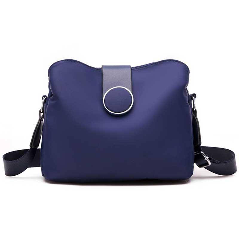 Yogodlns Vintage Nylon Wasserdichte Umhängetasche Frauen Wilde Umhängetasche Einfache Messenger Bag Tägliche Weibliche Handtasche Reise Dame Geldbörse Bolso 22x11x18cm blau von Joom DACH