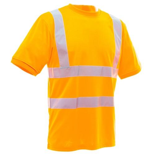 Yoko Damen/Damen Hi-Vis Kurzarm-T-Shirt (2er-Pack) L orange von Joom DACH