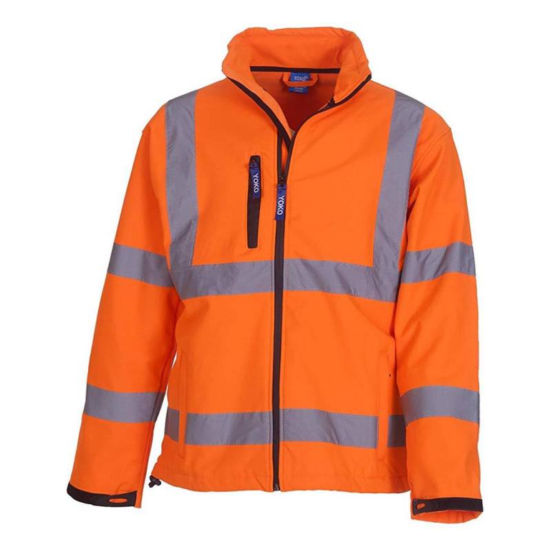 Yoko Herren Hi-Vis Softshelljacke (2er Pack) M orange von Joom DACH