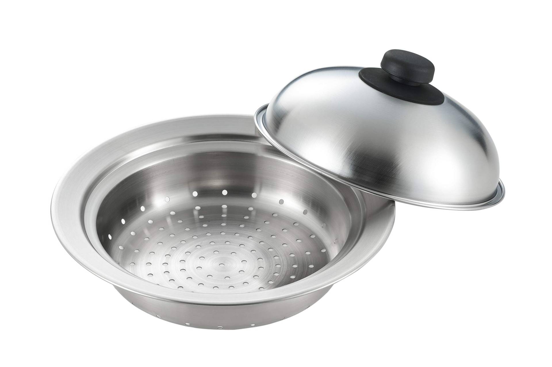 Yoshikawa Dämpfplatte zur Verwendung auf einem Topf Hergestellt in Japan Edelstahl Mimi Ayana Geschenkverpackungsspezifikation SJ2630 18-20cm (mit Deckel) von Joom DACH