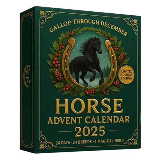 Yousheng Pferde Adventskalender 2025 24 Tage Weihnachts-Countdown-Kalender mit 24 2D/3D Pferde-Ornamenten Weihnachtsgeschenk für Pferdeliebhaber Sammler acrylic Yousheng Pferde Adventskalender 2025 24 Tage Weihnachts-Countdown-Kalender mit 24 2D/3D Pferde-Ornamenten Weihnachtsgeschenk für Pferdeliebhaber Sammler acrylic von Joom DACH