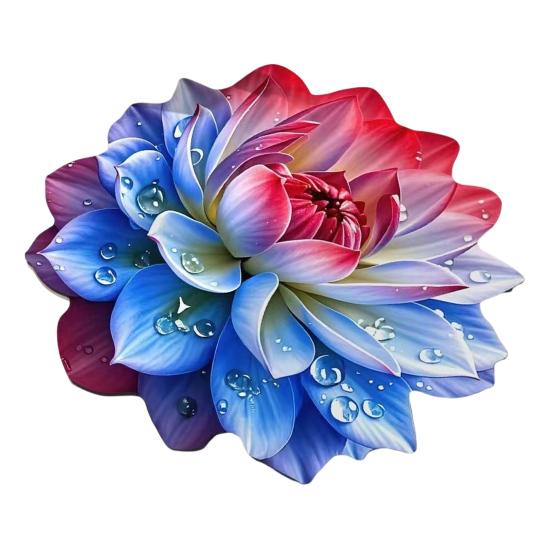 Yousheng Kieselgur Fußmatte 3D Realistisches Blumendesign Rutschfest Saugfähig Badematte Schnelltrocknend Weicher Teppich 80 cm von Joom DACH