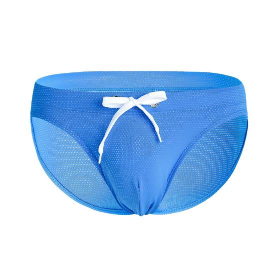 Yousheng Männer Sommer Badehose Low-rise Kordelzug Design Badehose Schnell Trocknend Verstellbare Taille Badeanzug S himmelblaue von Joom DACH