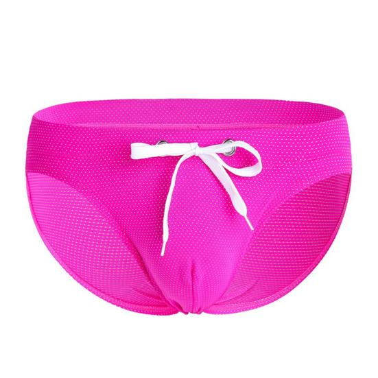 Yousheng Männer Sommer Badehose Low-rise Kordelzug Design Badehose Schnell Trocknend Verstellbare Taille Badeanzug S rosa von Joom DACH