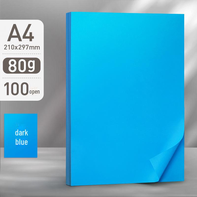 Yuanhao 100-Blatt-Packung: Gemischtes A4-Papier zum Drucken, Kopieren, Origami – 80 g Qualität, Rot, Rosa, Gelb und mehr von Joom DACH