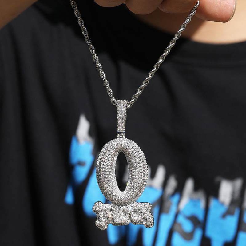 ZAKOL Hiphop Rock O Block Zirkonia Anhänger Halsketten Für Frauen Männer Unisex Metall Kristall Choker Schlüsselbeinkette Zirkon Geschenke von Joom DACH