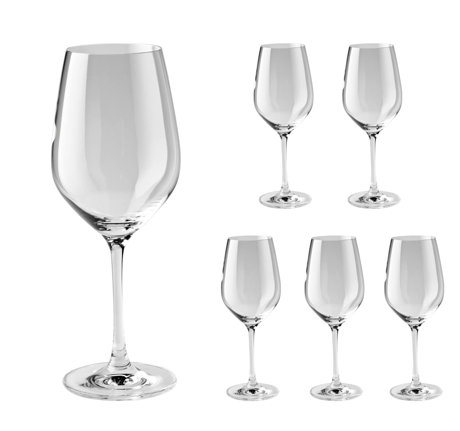 ZWILLING Weinglas 6-tlg. Rotwein-Set Japanisches ZWILLING Rotweinglas  Red Set  [Autorisiertes Produkt] Prédicat 36300-812 reinfarbig von Joom DACH
