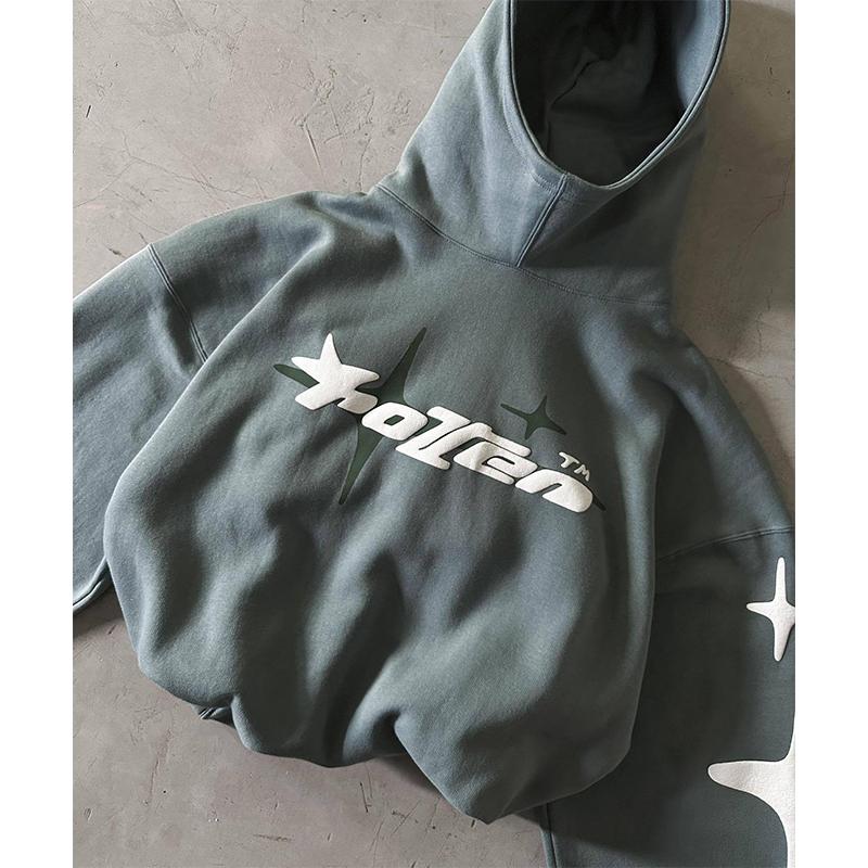 ZYLLO Hip Hop Street Paar Sweatshirt Print Kapuzenpullover Locker Lässig Hoodie Tide Männer Frauen Kleidung M grün von Joom DACH