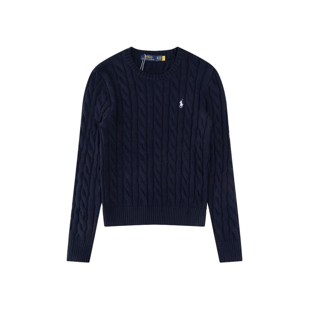 ZYLLO Klassischer Strickpullover mit Rundhalsausschnitt, bestickt, Herbst Winter, modisch, neuer Pullover XL von Joom DACH