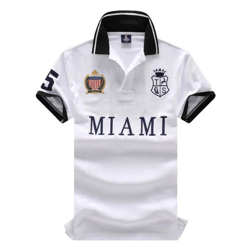 ZYLLO Neue Sommer Herren Poloshirts Tolles Designer Original NEW YORK Bestickt Kurzarm Freizeit Sport Lockere Hemden L von Joom DACH