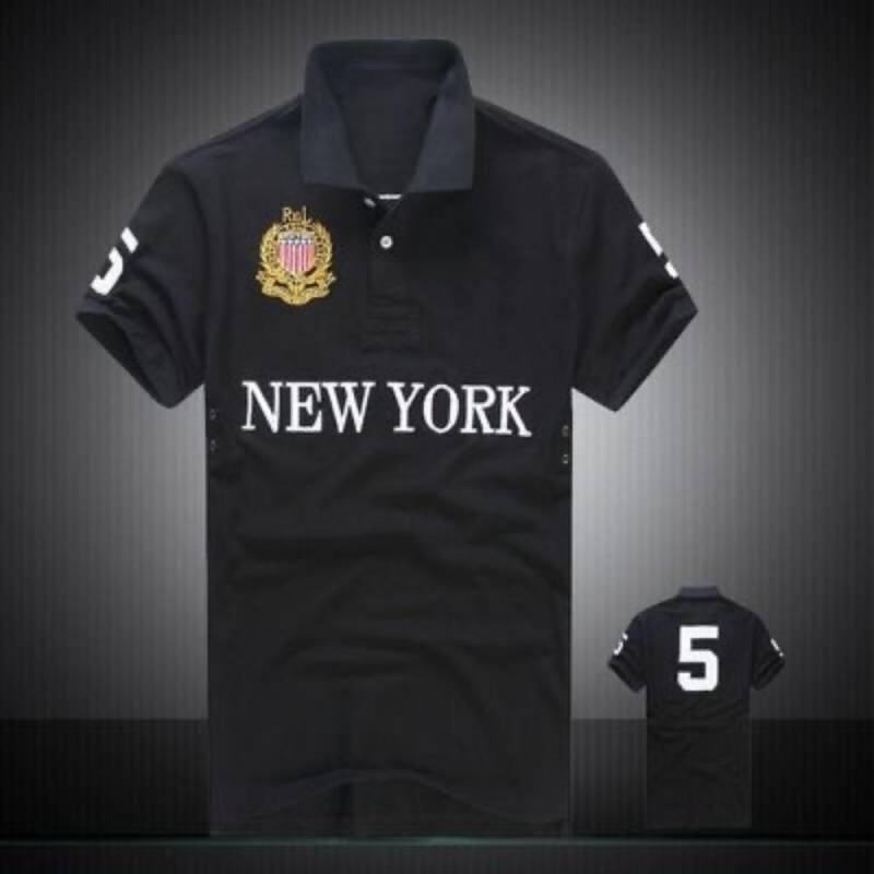 ZYLLO Neue Sommer Herren Poloshirts Tolles Designer Original NEW YORK Bestickt Kurzarm Freizeit Sport Lockere Hemden L von Joom DACH