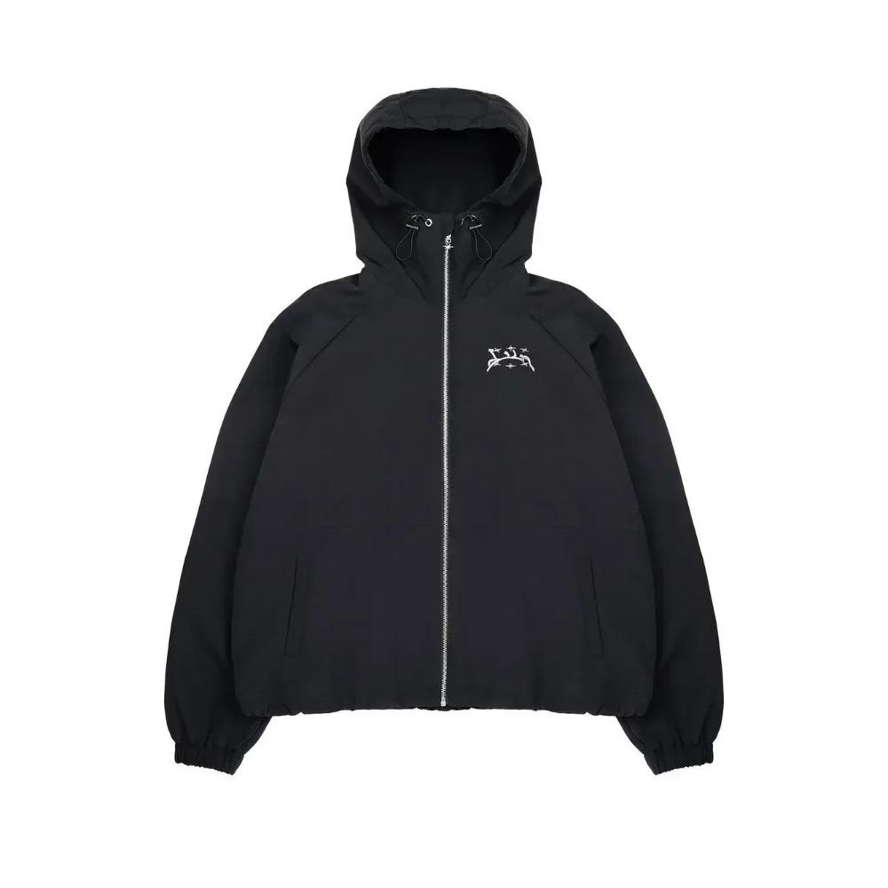 ZYLLO Streetwear Y2k Trainingsjacke Retro Klassischer Druck Windbreaker mit Reißverschluss Sweatshirt Hoodie Herren Damen Mode Harajuku Bomberjacke Tops M von Joom DACH