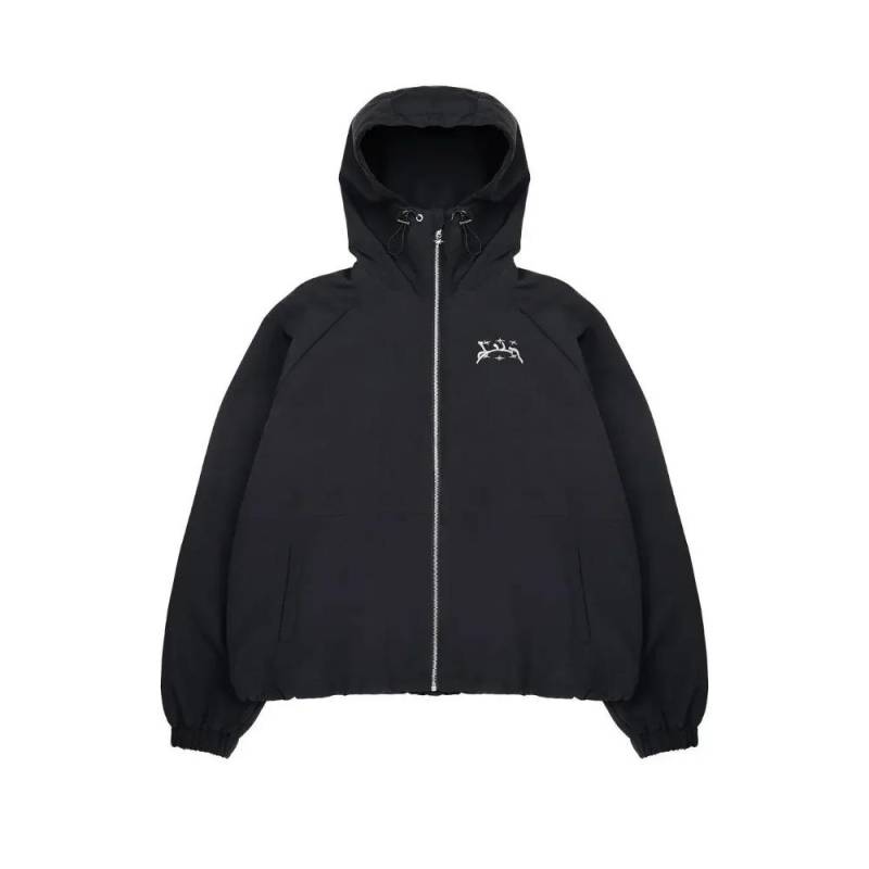 ZYLLO Streetwear Y2k Trainingsjacke Retro Klassischer Druck Windbreaker mit Reißverschluss Sweatshirt Hoodie Herren Damen Mode Harajuku Bomberjacke Tops M von Joom DACH