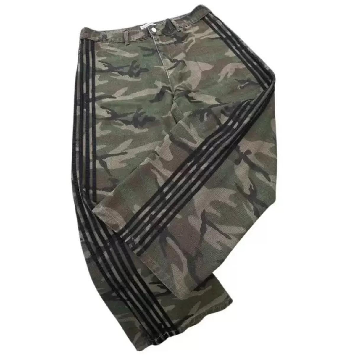 ZYLLO Y2K Baggy Jeans Hohe Qualität Bestickt Gestreift Harajuku Jogginghose Herren Damen Hip Hop Streetwear Lässige Weitbeinige Jeans XXL von Joom DACH