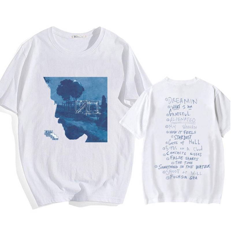 Zayn Startway To The Sky Tour T-Shirt Zayn Malik Room Under The Stairs Album T-Shirts aus Baumwolle Rundhalsausschnitt Männer/Frauen T-Shirt M Zayn Startway To The Sky Tour T-Shirt Zayn Malik Room Under The Stairs Album T-Shirts aus Baumwolle Rundhalsausschnitt Männer/Frauen T-Shirt M von Joom DACH