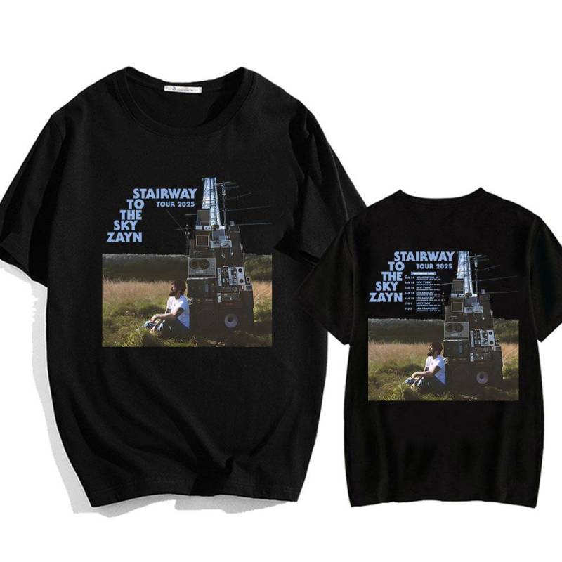 Zayn Startway To The Sky Tour T-Shirt Zayn Malik Room Under The Stairs Album T-Shirts aus Baumwolle Rundhalsausschnitt Männer/Frauen T-Shirt S Zayn Startway To The Sky Tour T-Shirt Zayn Malik Room Under The Stairs Album T-Shirts aus Baumwolle Rundhalsausschnitt Männer/Frauen T-Shirt S von Joom DACH