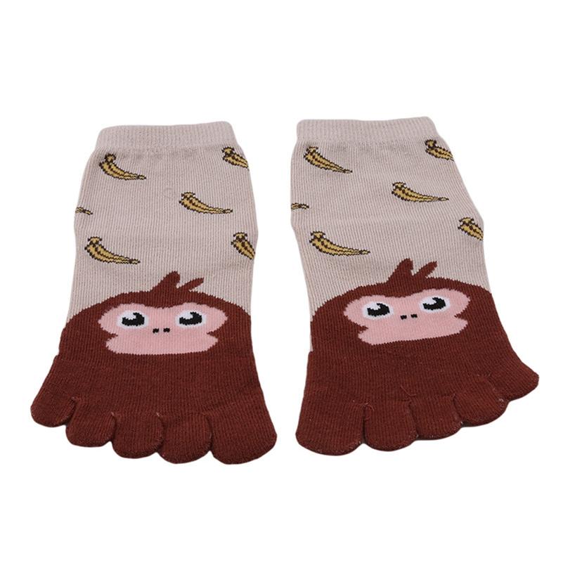 Zehensocken Kinder Fünf-Finger-Socke Schöne Kindersocken Baumwolle Tier Jungen Mädchen Socken M braun von Joom DACH