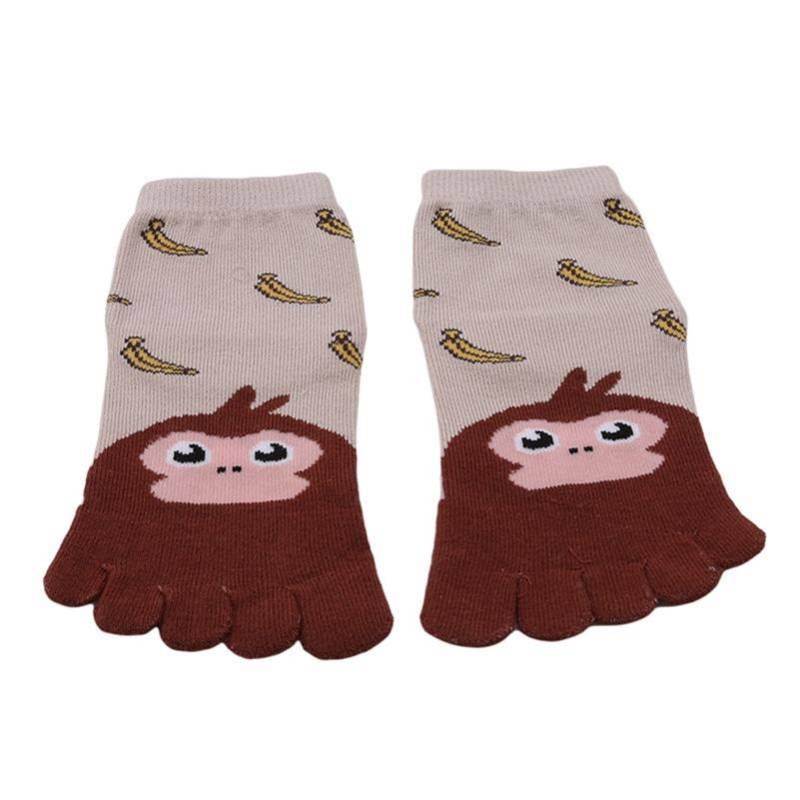 Zehensocken Kinder Fünf-Finger-Socke Schöne Kindersocken Baumwolle Tier Jungen Mädchen Socken M braun von Joom DACH