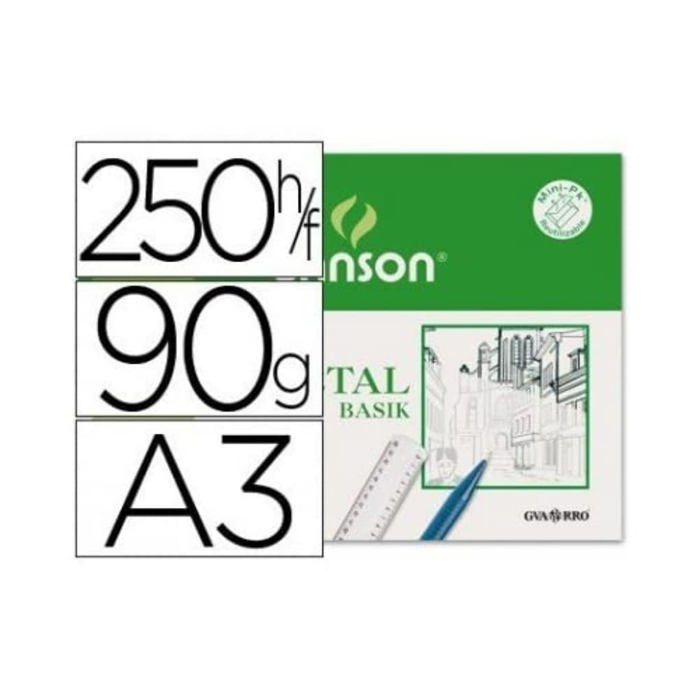 Zeichenpapier A3 - Canson - Gvarro - 250 Blatt - 90g - Transparent transparent Zeichenpapier A3 - Canson - Gvarro - 250 Blatt - 90g - Transparent transparent von Joom DACH