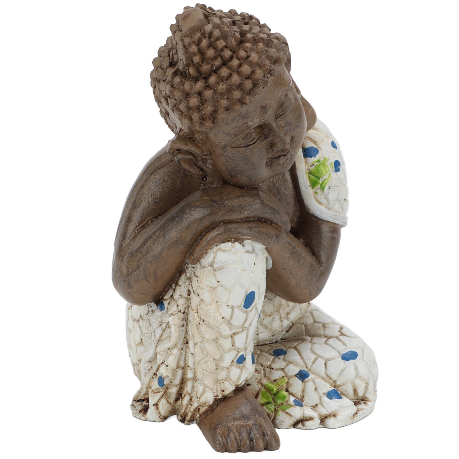 Zen Statue Harzmaterial Einfache Reinigung Entspannend Wasserdicht Schlafender Buddha Dekorationen für Zuhause von Joom DACH