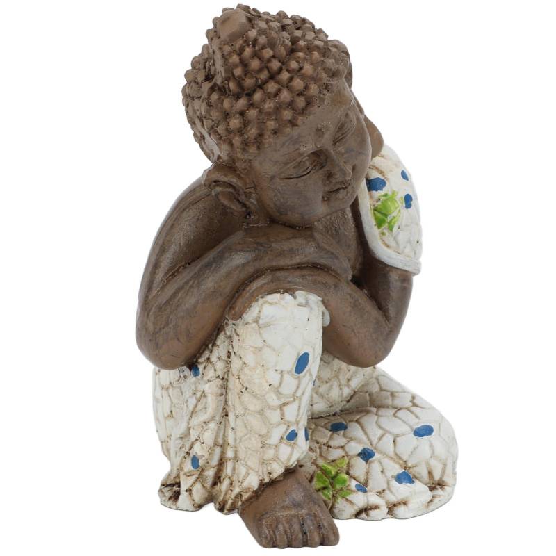 Zen Statue Harzmaterial Einfache Reinigung Entspannend Wasserdicht Schlafender Buddha Dekorationen für Zuhause von Joom DACH