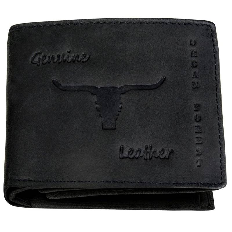 Zeus Vintage-Geldbörse aus Leder für Herren, zweifach faltbar, 6 Kartenfächer von Joom DACH