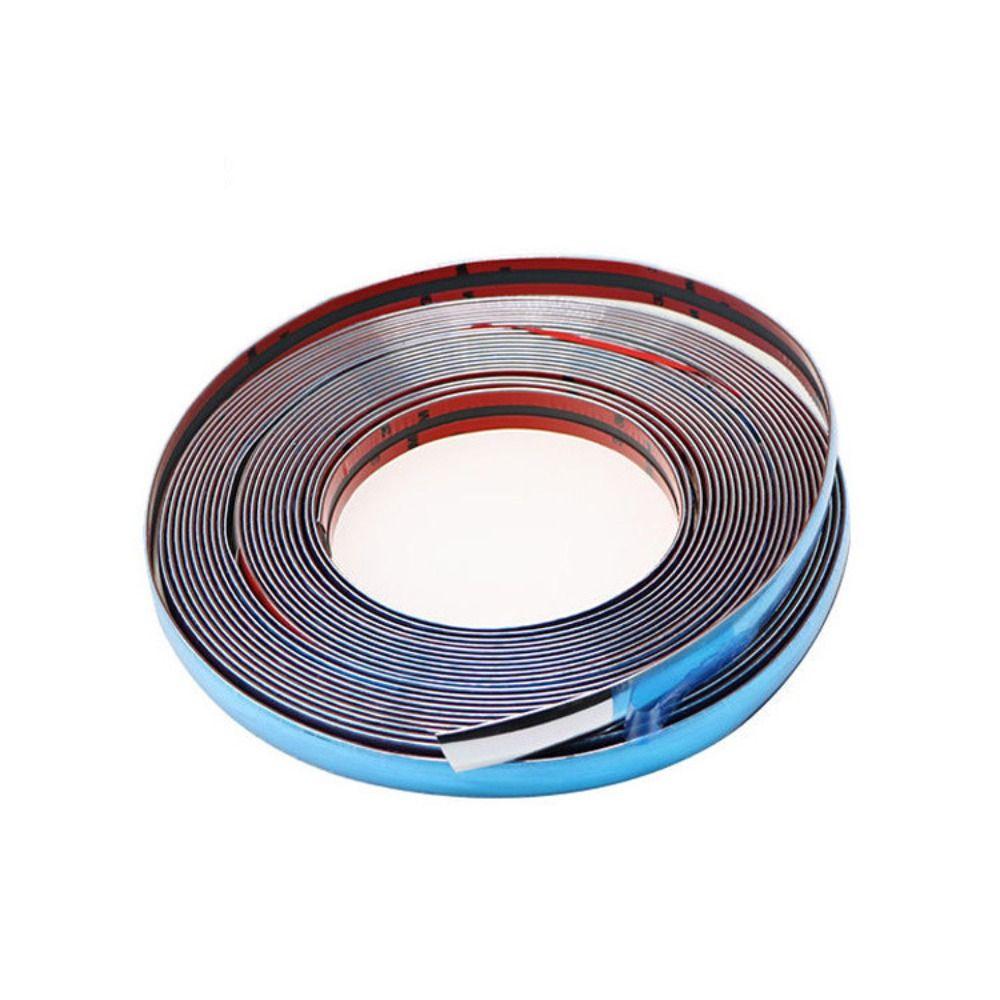 Zierleiste für Auto, Chrom, Zierleiste, Autotürschutz, Auto-Dekorationsleiste, Stoßstangenschutz, Aufkleber 20MM X 3M von Joom DACH