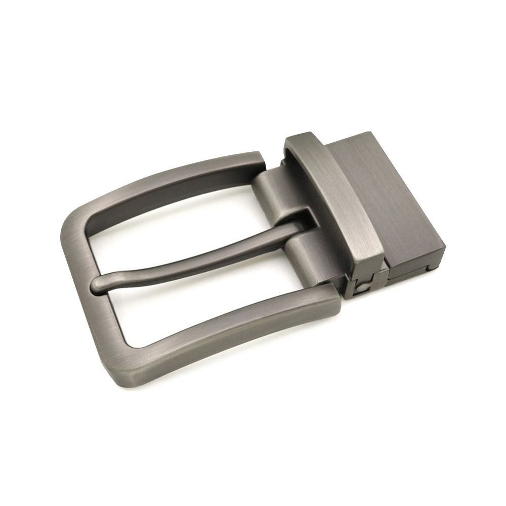 Zinklegierung Handwerk DIY Casual Ersatz End Bar Bund Kopf 35 mm Dornschließe klassische Gürtelschnallen grau von Joom DACH