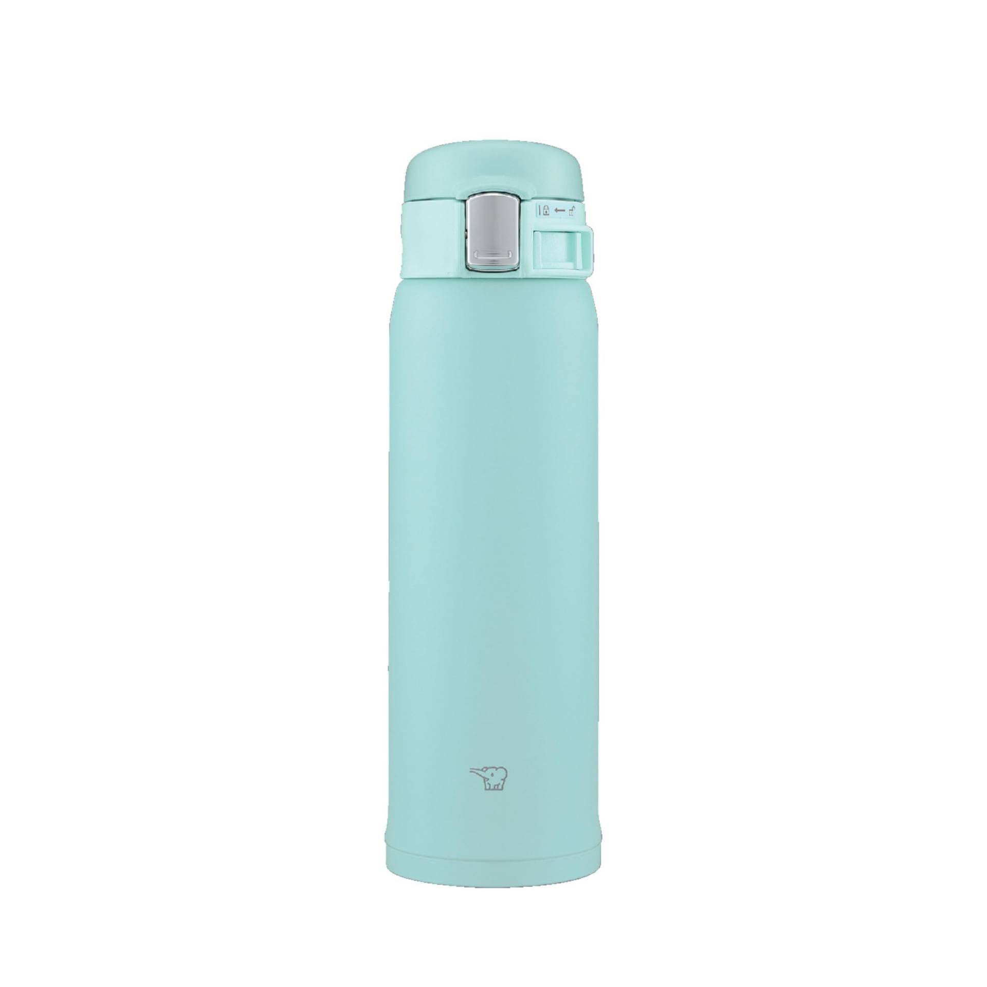 Zojirushi 480 ml Wasserflasche, One-Touch-Becher, leicht und kompakt, speichert Heiß-/Kaltwasser, Standardtyp, Mintblau, SM-SF48-AM von Joom DACH