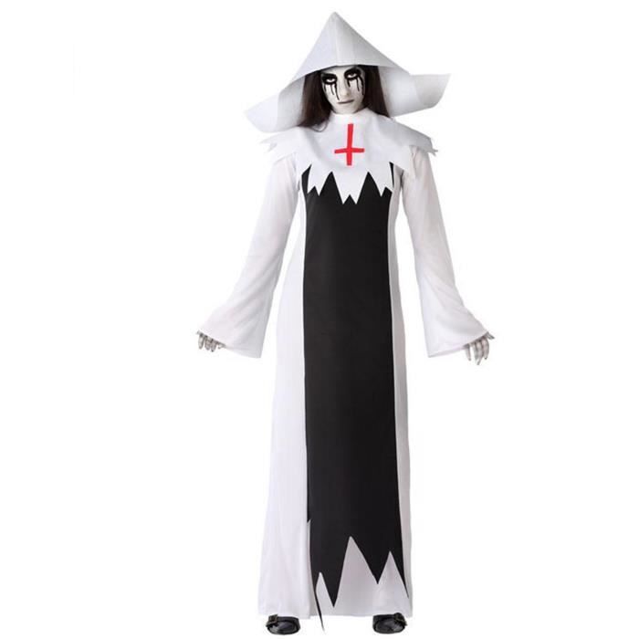 Zombie Nonnenkostüm für Damen - Weiß - XS / S Zombie Nonnenkostüm für Damen - Weiß - XS / S von Joom DACH