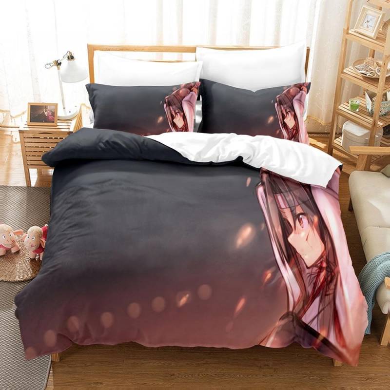 Zuihou (Kancolle) Bettwäscheset Einzelbett Twin Full Queen King Size Bettset Aldult Kind Schlafzimmer Bettbezugsets Druck Bettlaken Set EU single(135x200cm) von Joom DACH
