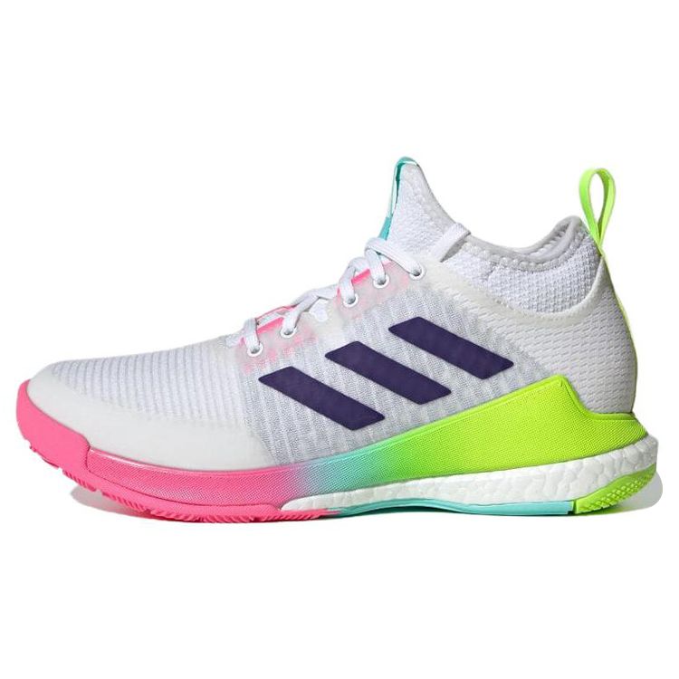 Adidas  Crazyflight Mid Weiß Lila Rosa Damen Sneaker Cloud-White Team-College-Purple Flash-Aqua HP3337 43⅓ von Joom DACH