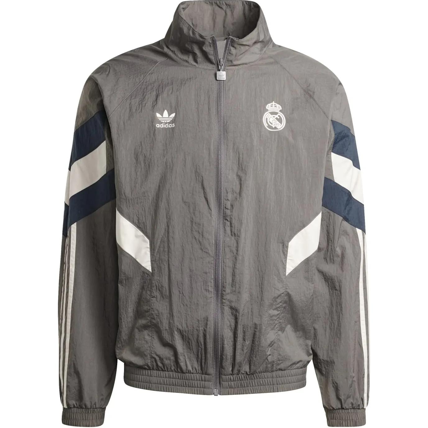 adidas Real Madrid 2024/25 Lifestyler Anthem Trainingsjacke Anthrazit Herren Streetwear JI9479 M von Joom DACH