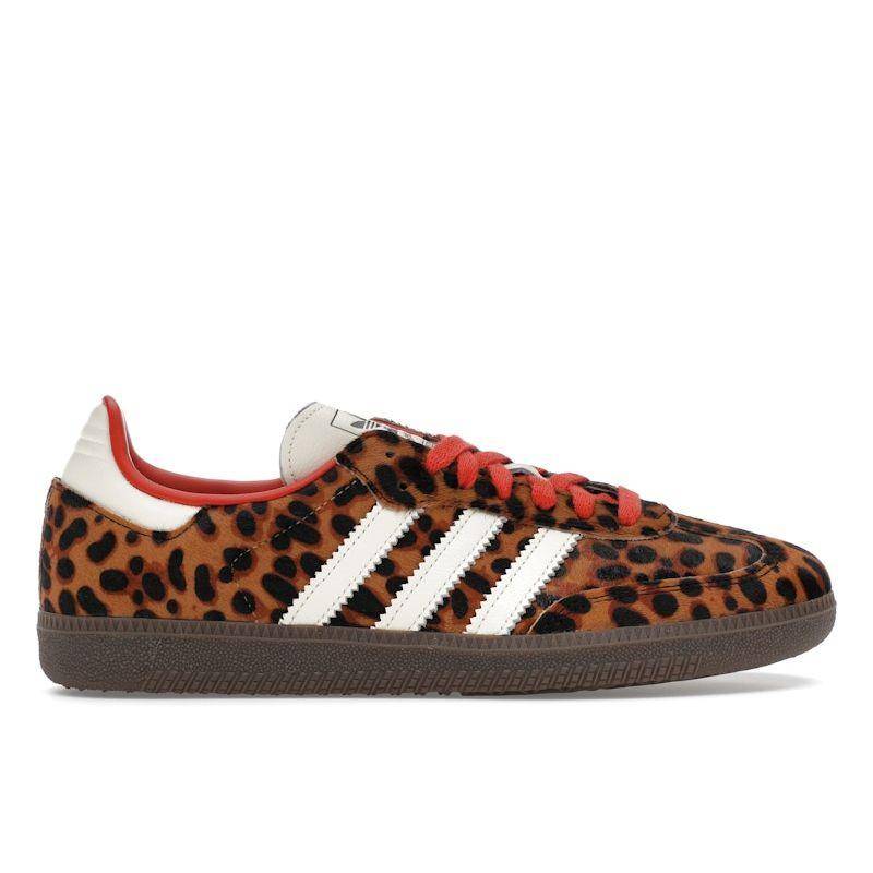 adidas Samba OG Cheetah Pack - Gebrauchte rote Damen-Sneaker braun core-schwarz cremeweiß JI2734 40⅔ von Joom DACH