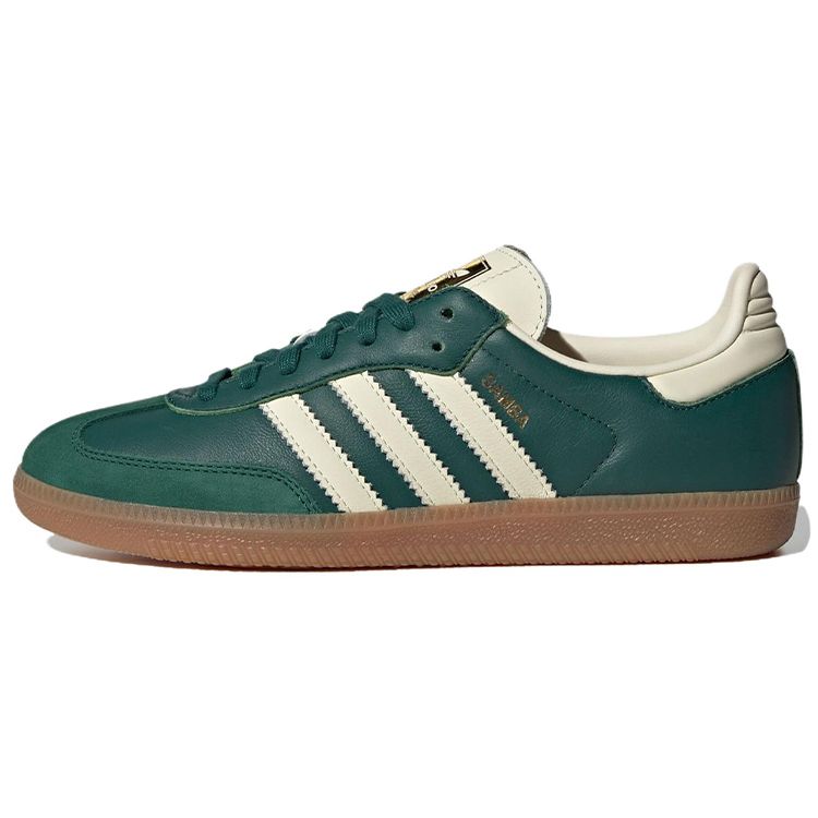 adidas Samba OG Collegiate Green Gum Damen Sneakers Creme-Weiß Gold-Metallic IE0872 36 von Joom DACH