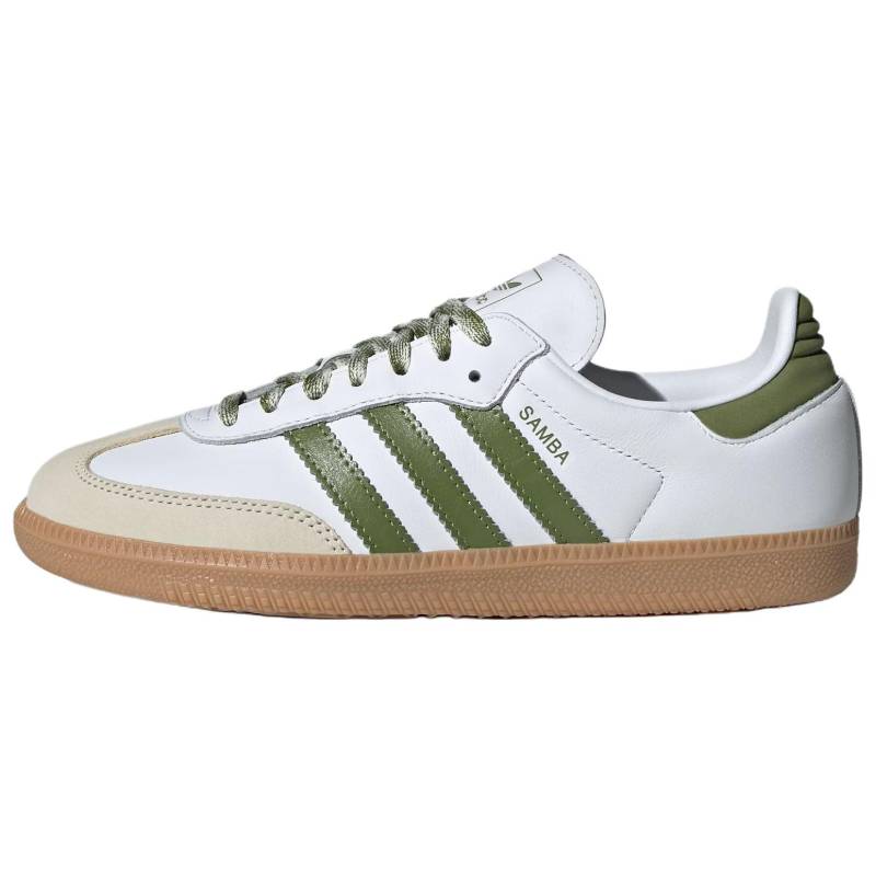 adidas Samba OG Weiß Tech Olive Gum Herren Sneaker Cloud-Weiß JS1352 39⅓ von Joom DACH