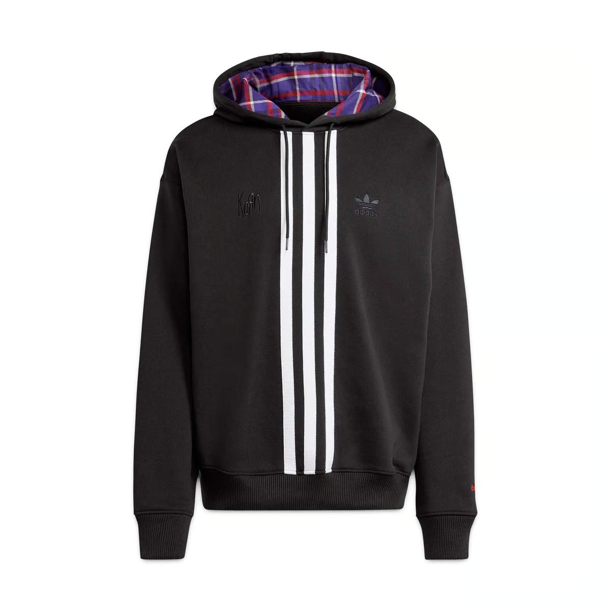 adidas x KoRn Hoodie (FW24) Schwarze Damen Streetwear JG1337 von Joom DACH