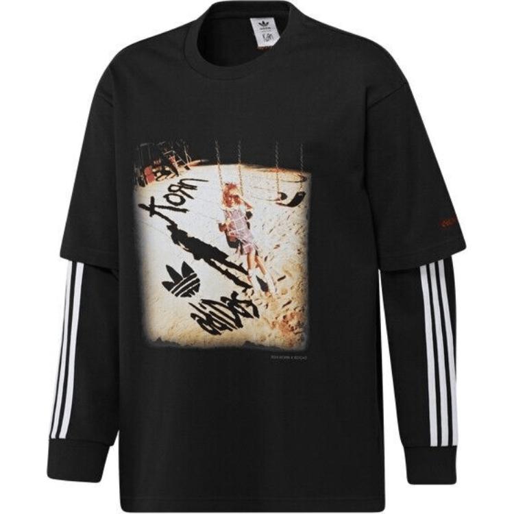 adidas x KoRn Langarmshirt Schwarz Herren Streetwear JG1338 M von Joom DACH