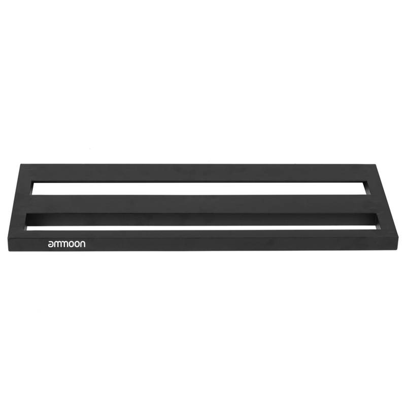ammoon DB-2 Gitarren-Pedalboard-Pedalboard-Set aus Aluminiumlegierung mit Tragetasche, Gurtband schwarz von Joom DACH