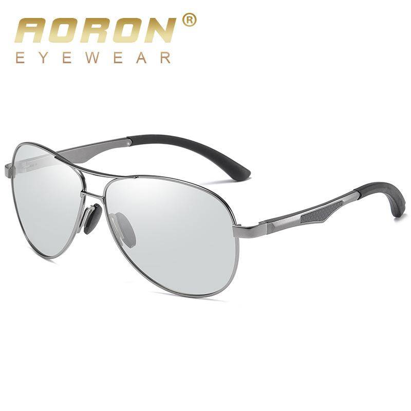 AORON Photochrome Polarisierte Sonnenbrille Nachtsicht Herren Damen Fahren Sonnenbrille Fahrer Sicherheitsbrille UV400 Photochromic Lens von Joom DACH