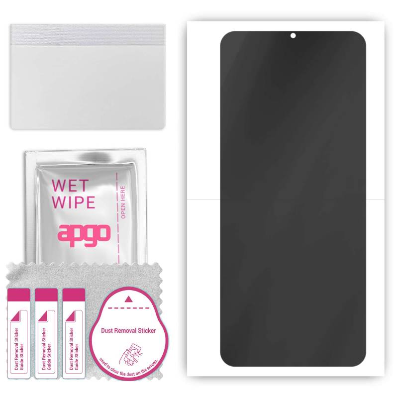 apgo Hydrogel Privacy Matte Screen Protector for OnePlus Ace Pro, Anti Spy, Hydrogel Film, Flexible, Soft TPU with positioning layer easy installation von Joom DACH
