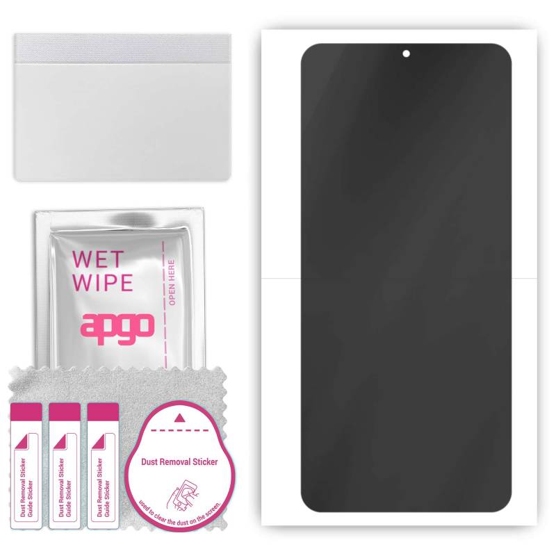 apgo Hydrogel Privacy Matte Screen Protector for Ulefone Note 7, Anti Spy, Hydrogel Film, Flexible, Soft TPU with positioning layer easy installation von Joom DACH