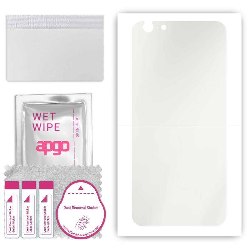 apgo MATTE Protective Skin Sticker for the back compatible with Apple iPhone 6, Wrap Film, Hydrogel Film, Flexible, Soft TPU with positioning layer ea von Joom DACH