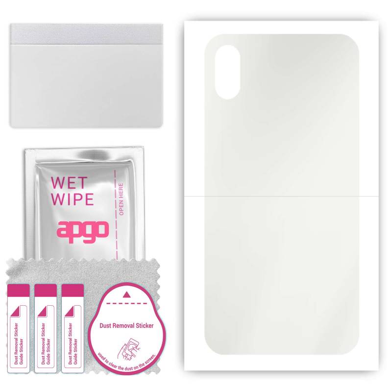apgo MATTE Protective Skin Sticker for the back compatible with Apple iPhone XS, Wrap Film, Hydrogel Film, Flexible, Soft TPU with positioning layer e apgo MATTE Protective Skin Sticker for the back compatible with Apple iPhone XS, Wrap Film, Hydrogel Film, Flexible, Soft TPU with positioning layer e von Joom DACH