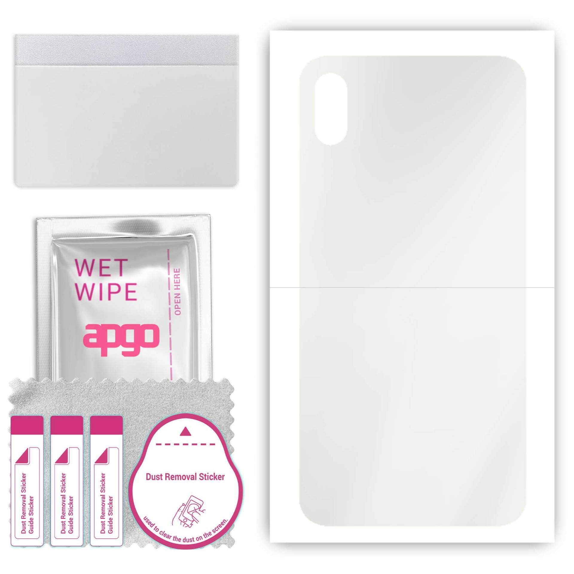 apgo MATTE Protective Skin Sticker for the back compatible with Apple iPhone XS Max, Wrap Film, Hydrogel Film, Flexible, Soft TPU with positioning lay apgo MATTE Protective Skin Sticker for the back compatible with Apple iPhone XS Max, Wrap Film, Hydrogel Film, Flexible, Soft TPU with positioning lay von Joom DACH