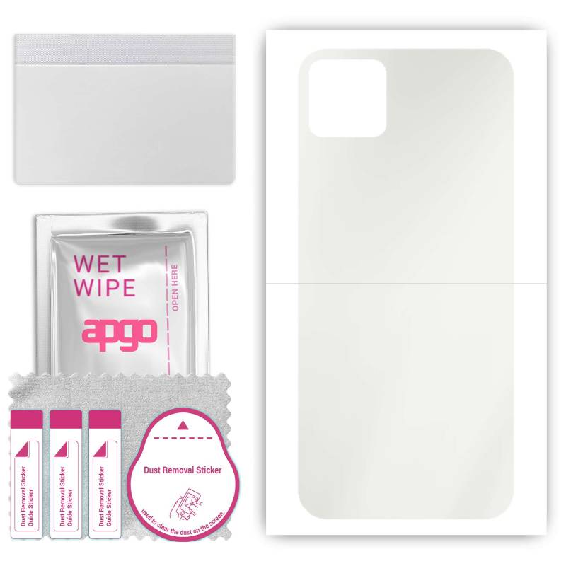 apgo MATTE Protective Skin Sticker for the back compatible with Cubot X20 Pro, Wrap Film, Hydrogel Film, Flexible, Soft TPU with positioning layer eas von Joom DACH