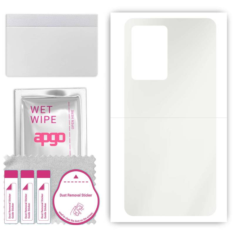 apgo MATTE Protective Skin Sticker for the back compatible with Lenovo Legion Y70, Wrap Film, Hydrogel Film, Flexible, Soft TPU with positioning layer von Joom DACH